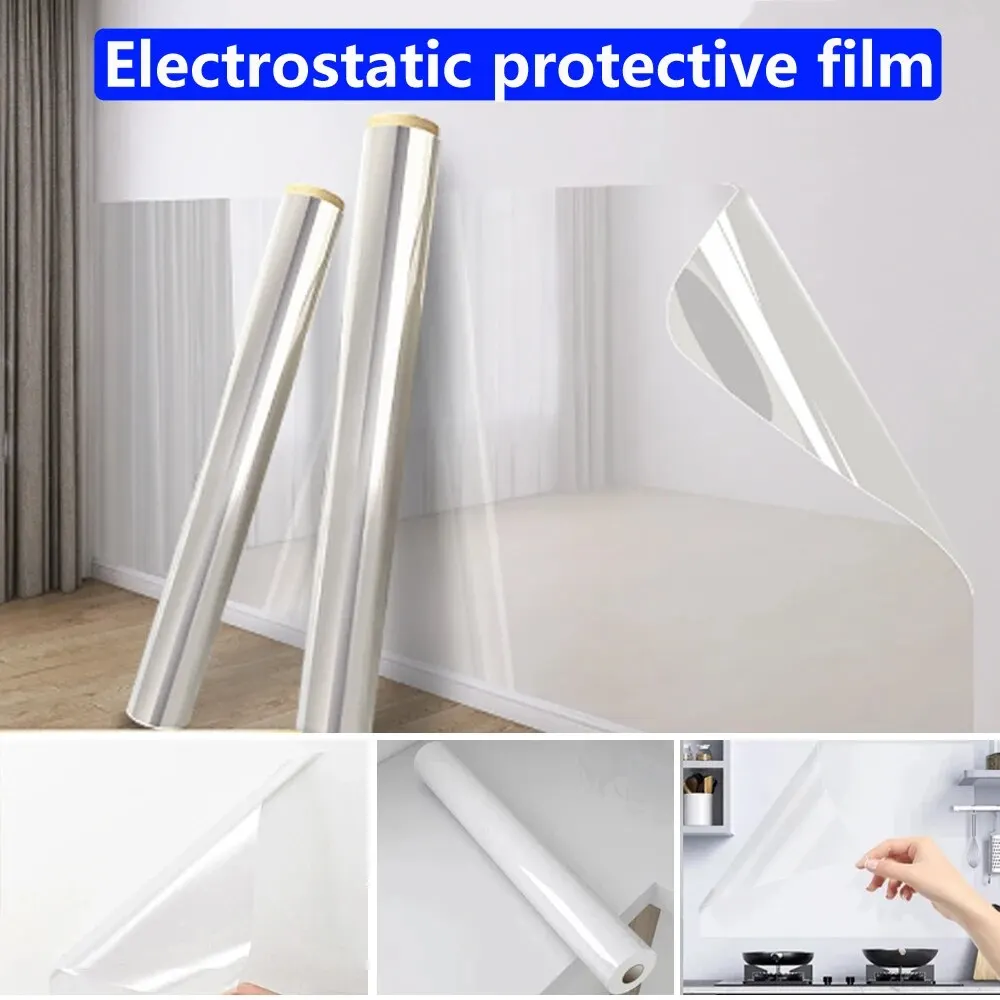 INDIGOS UG Film De Protection Mural, Autocollant, Transparent, Hauteur