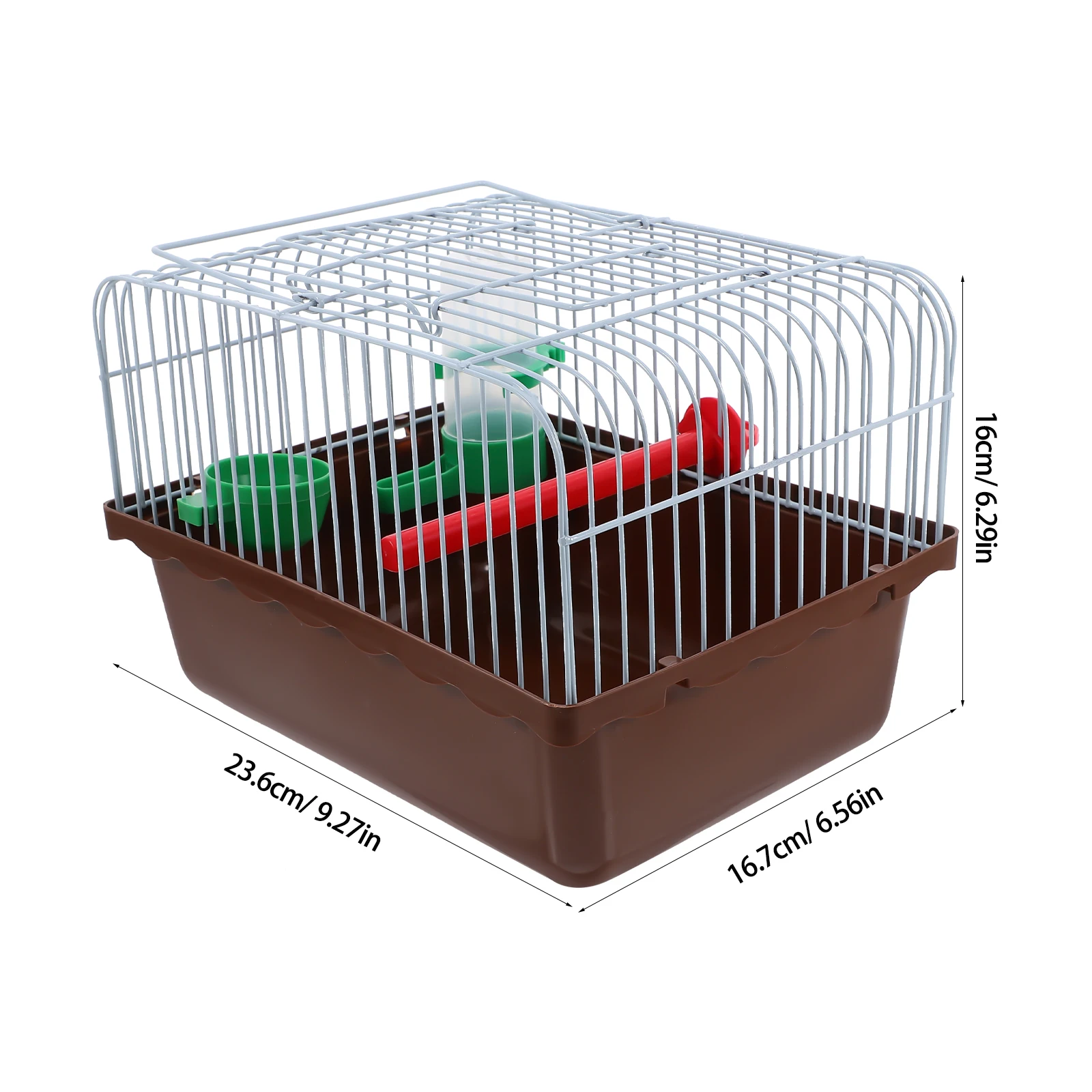 휴대용 배불뚝이 여행 케이지, 먹이 상자, 물 디스펜서, 작은 애완 동물 캐리어, Budgie Aviary Nest Habitat