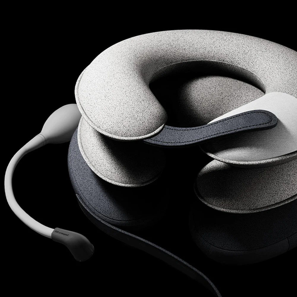 Iatabl Crvical Rlaxation Collar Sparat Iation Pump 3 Tubs Nck Dcomprssion Dvic Pain Rlif Soft for Old_voghion.com