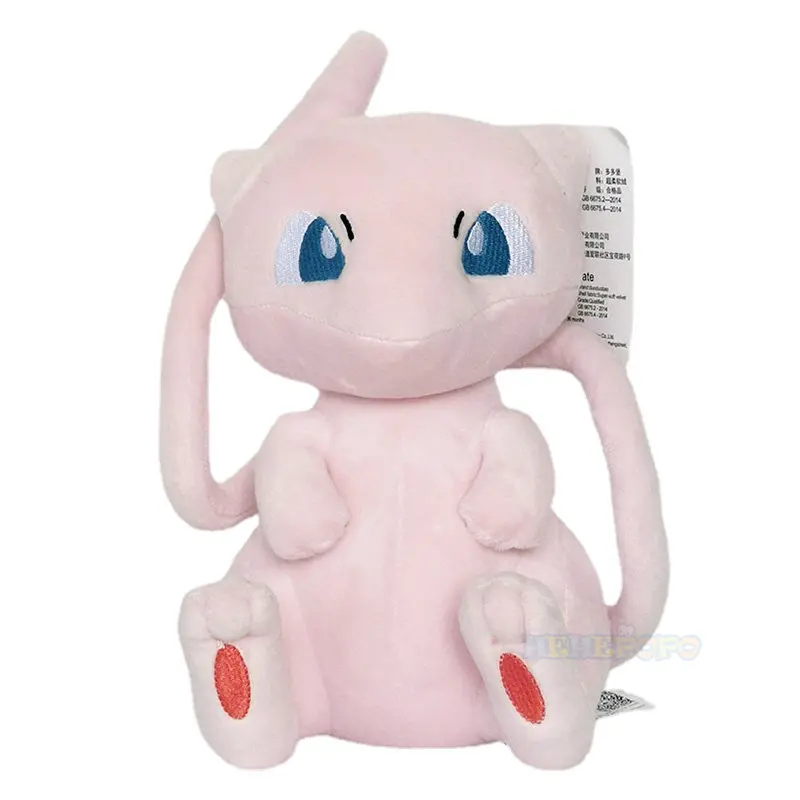 25cm Mew Plush Toys Doll Pokemon Mew Soft Stuffed Animals Plush Dolls Gifts for Kids Children Birthday Gifts