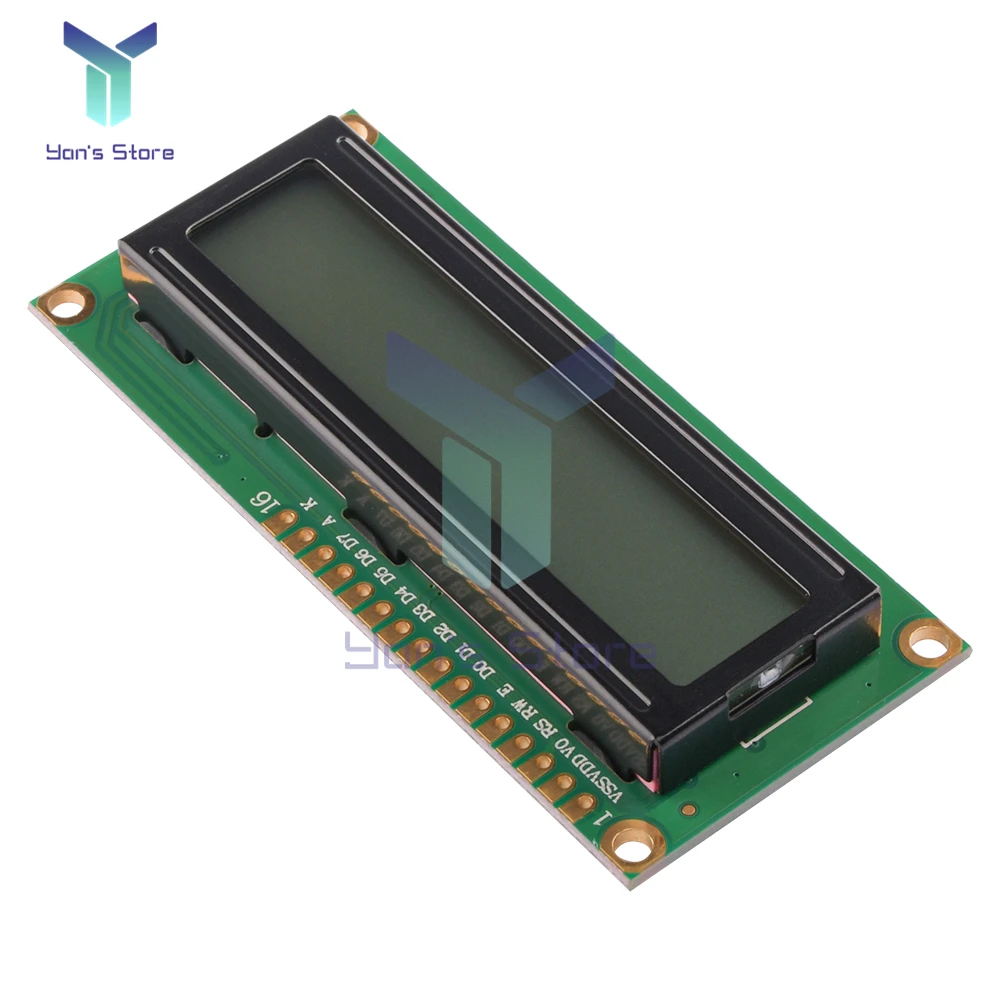 

5V LCM1602A LCD Display Module 16x2 Characters 1602A LCD Module SPLC780D Controller 1x16 pins interface