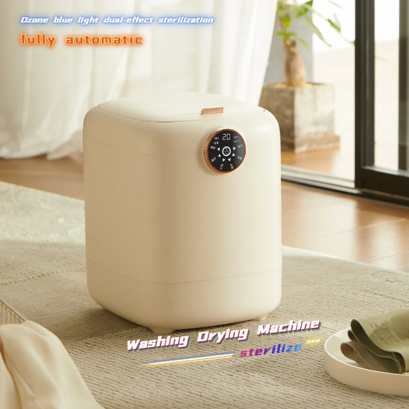 

New Fully Automatic Washing and Drying Machine Small Portable Cleaning Underwear Socks Mini Washing Machine