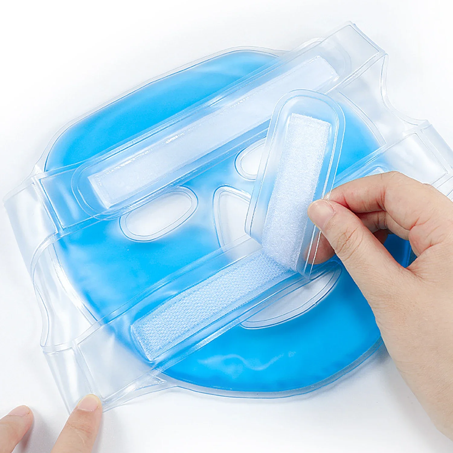 Revitalizing Gel Cooling Face Mask - Hot & Cold Therapy for Skin Firming and Relaxation