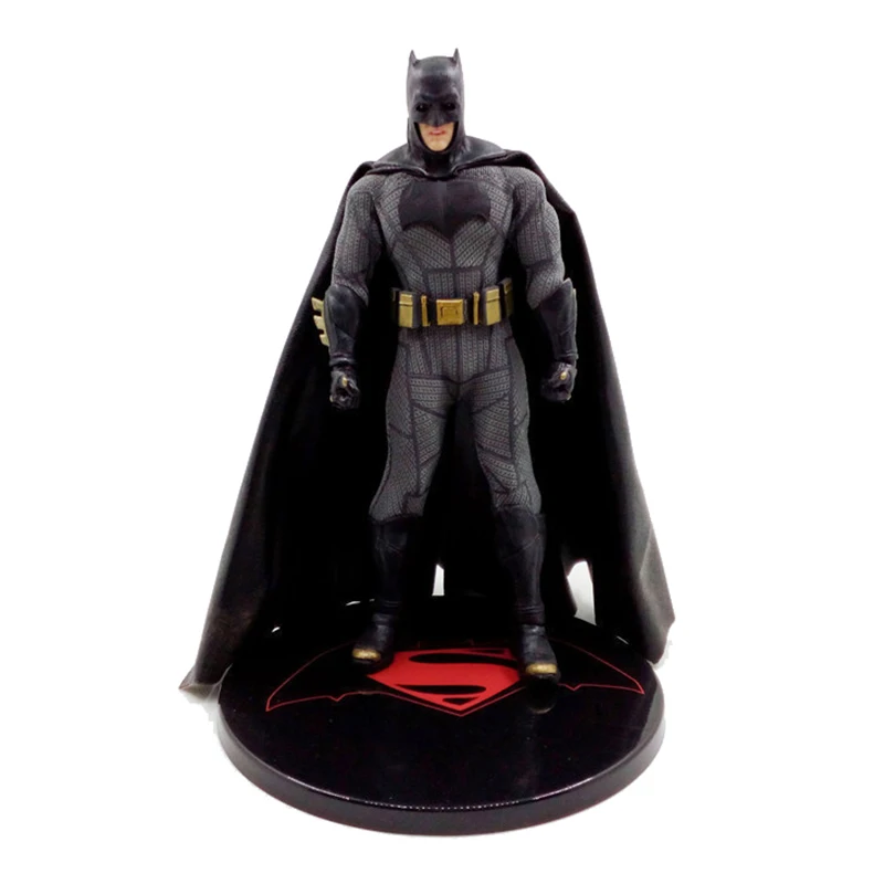 

New hot sale DC Justice League movie cloth Batman character hand puppet PVC sculpture series 16cm model toy gift HEROCROSS