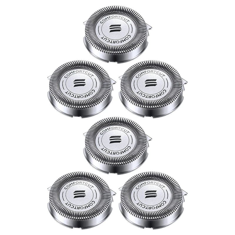 Philips Shaver Replacement Heads 6Pcs For Series 1000 2000 3000 5000