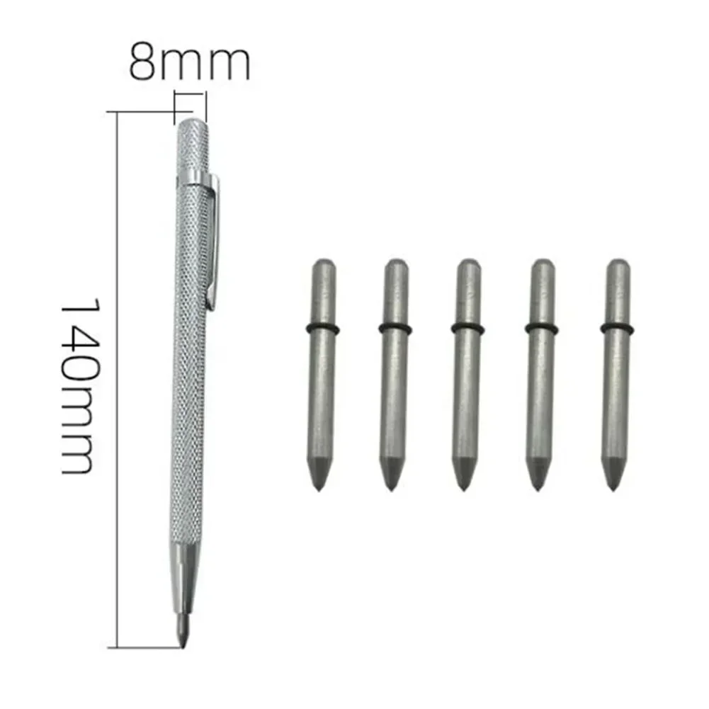 140mm Glass Marker Lettering Pen Metal Tile Cutting Pen Hand Tools For Glass Ceramic Metal Cutting Scribe