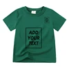 Customizing Add Your Logo Kids Baby Boys Girls T-Shirts Toddler Short Sleeve Candy Color Cotton Tee Top Children Summer Clothing 1