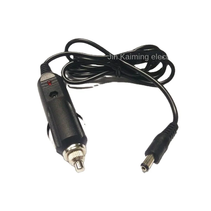 

1.5m Pure Copper 0.3mm² Cigarette Lighter To DC5.5*2.1mm Power Cable for 12V 3A Purifiers, Car Chargers