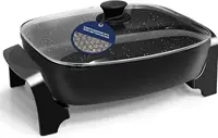 Deep Nonstick Electric Skillet - Serves 6 to 8 People (10.5Qt.) 1