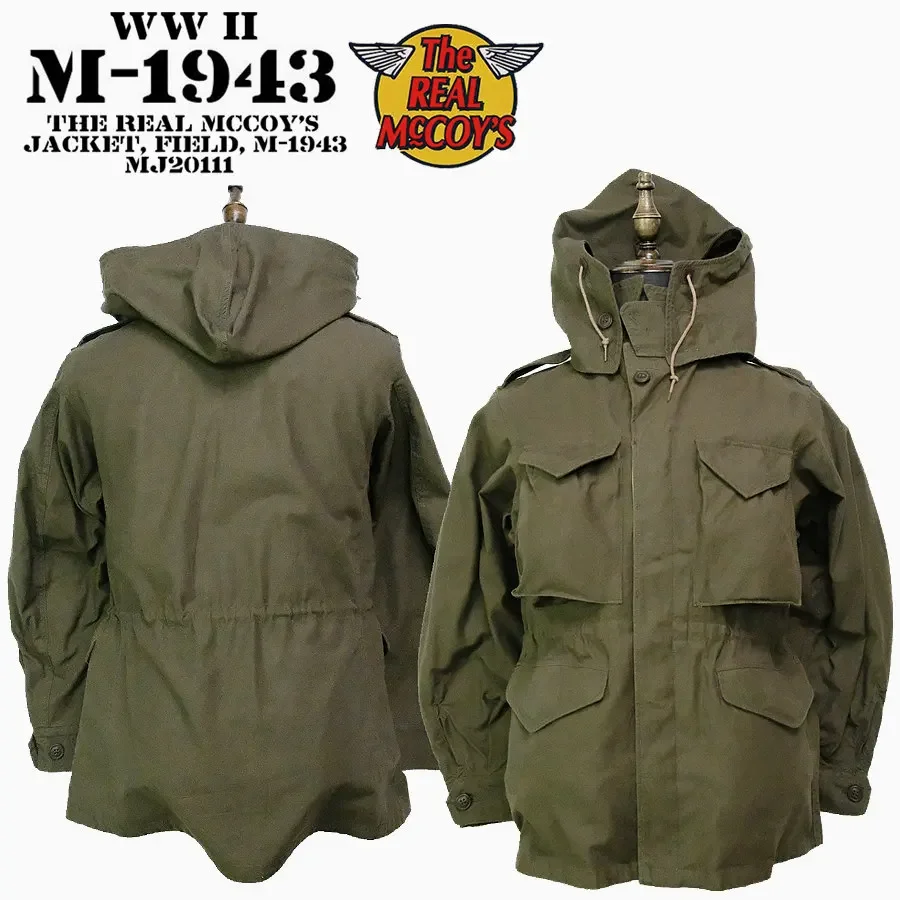 REAL McCOY'S original M-43 JACKET field hooded jacket - AliExpress