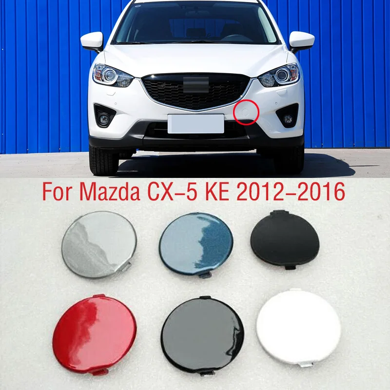 thumbnail image 1 of Tapa de cubierta de gancho de remolque para parachoques delantero de coche Mazda CX5 CX-5 KE 2012 2013 2014 2015 2016, 1 of 4