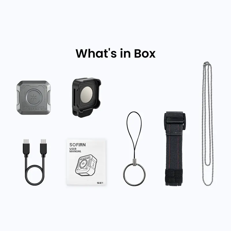 SOFIRN SE1 Pocket Flashlight 300Lm Mini EDC Light RGB Signal Ring Quick-Release Magnetic Wrist Keychain Torch for Bike Ride - Image 7
