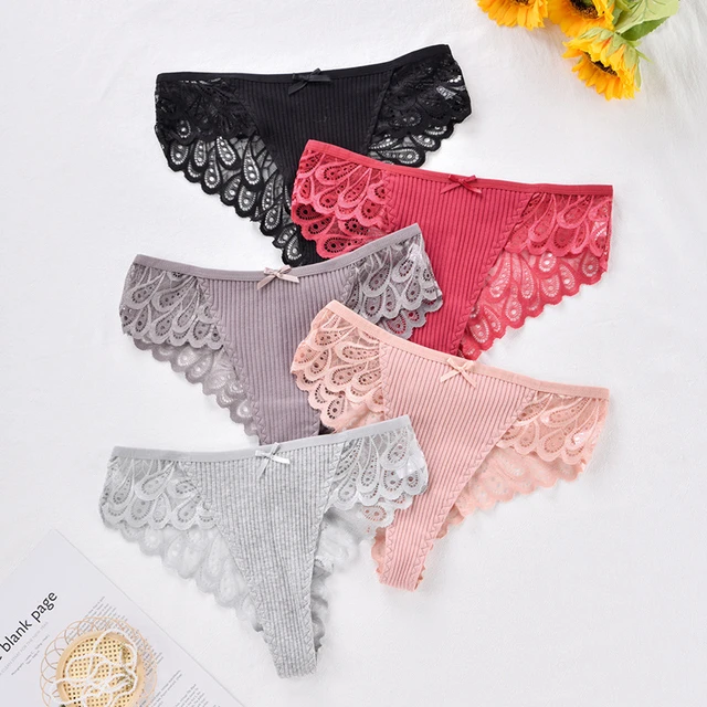 S-3xl 3pcs Women Thongs Cotton Panties Plus Zise Underwear Sexy G-string  Low Waist Briefs Underpants Comfortable Lingerie Tangas - Panties -  AliExpress