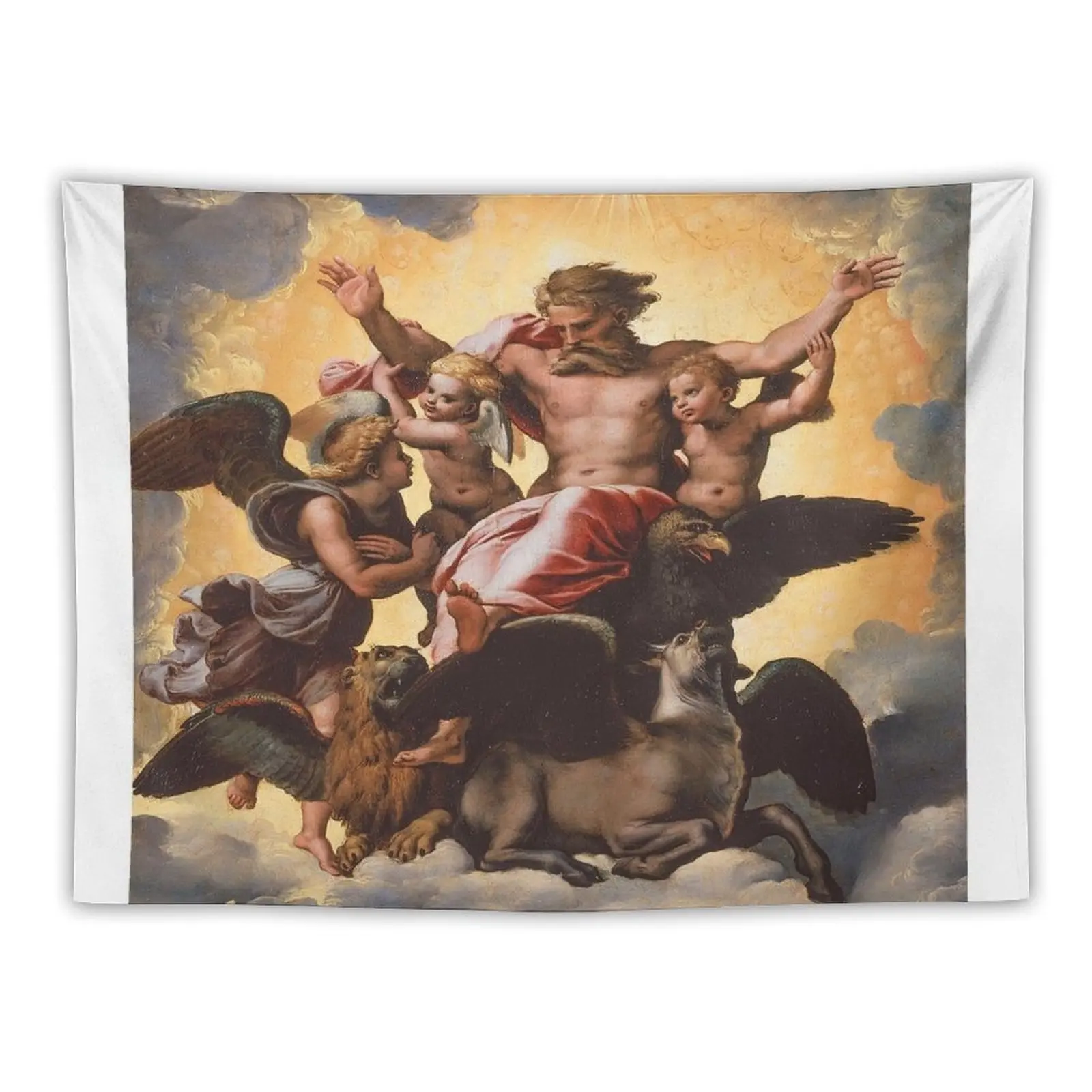 

Raphael - Ezekiel's Vision Tapestry Korean Room Decor Cute Room Decor Cute Room Things Tapestry