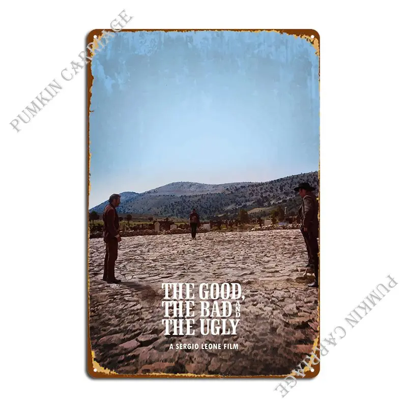 

The Good The Bad And The U Metal Sign Kitchen Cinema Personalized Cinema Design Tin Sign Poster
