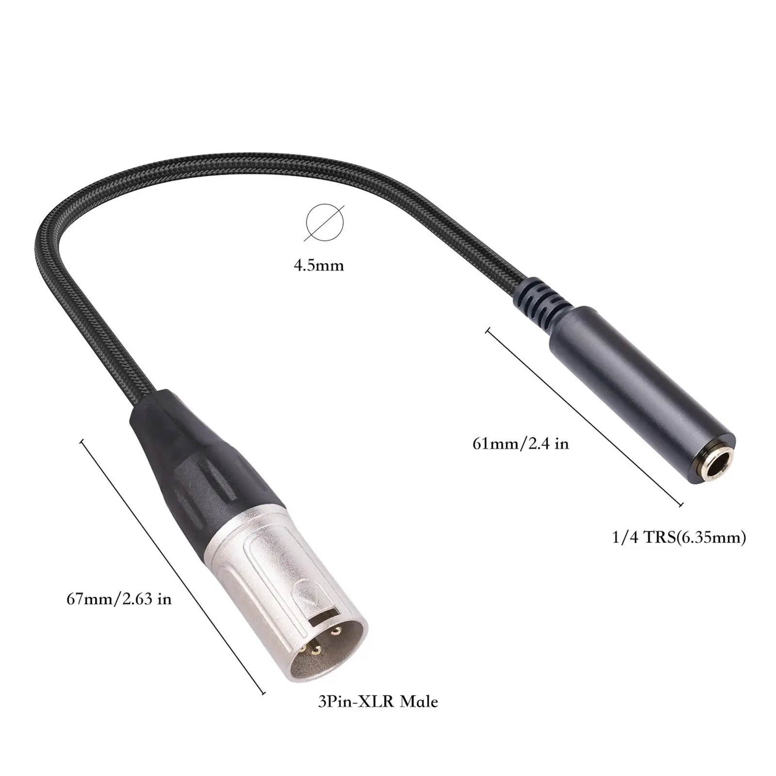 ͽ Ű ǾƳ  ̺  ̺, 1/4 ġ-XLR  TRS-XLR ̺, XLR -1/4 TRS