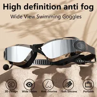 New Swimming Goggles Anti-fog Waterproof UV Protection Professional Adults Swim Goggles Men and Women 2