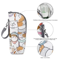Baby Milk Bottle Insulation Bag Printed Travel Carry Case Portable Feeding Bottle Thermal Handbag Strollers Hanging Bag 1