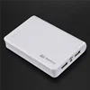 3X Portable USB Charger 5V 2A 18650 Power Bank Battery Box For Iphone6 Smartphone Colour:White-ABJU 5