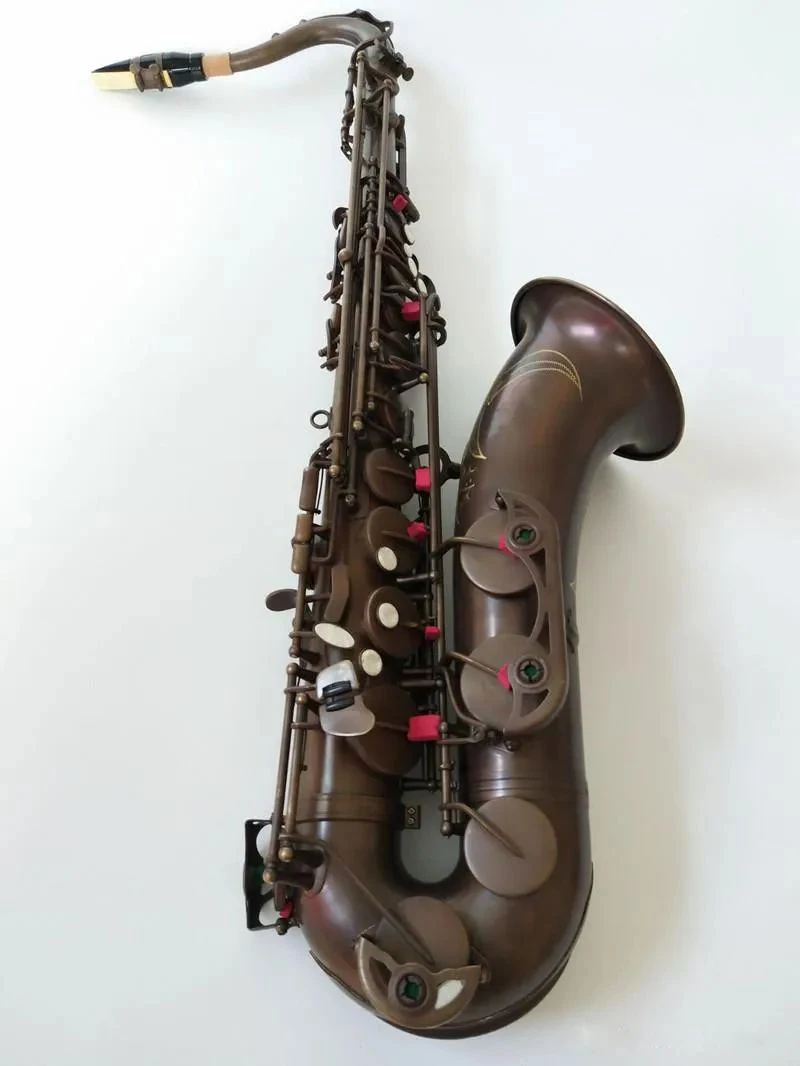 NEW Mark VI Saxophone High Quality Tenor Saxophone 95% Copy Instruments Antique copper simulation Brass With Case