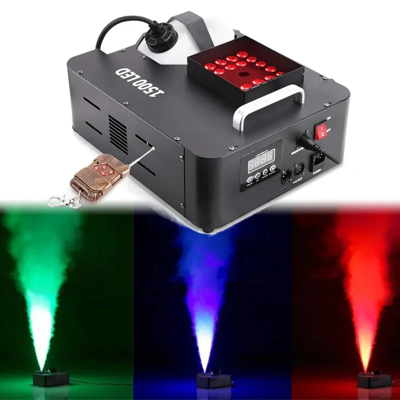 

Marslite IR remote control 1500w rgb dmx led smoke fog machine for stage dj party show