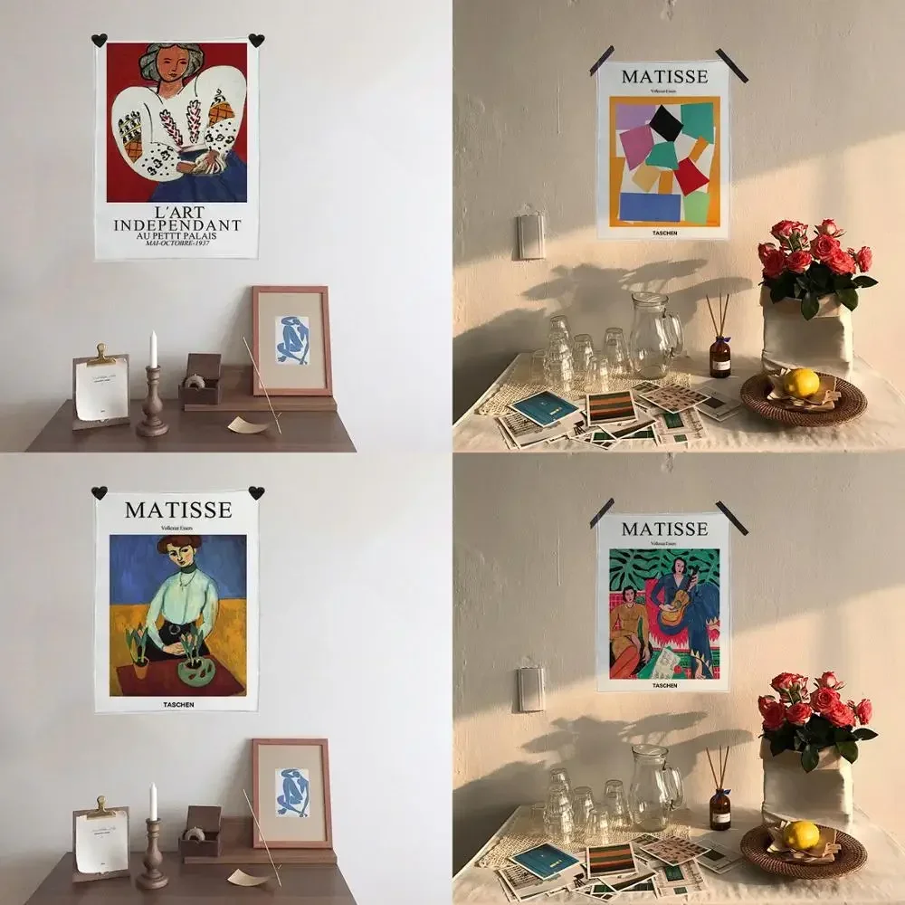 

Картина на стену Matisse, искусственная роспись контрастных цветов, декоративный гобелен для гостиной, домашний декор