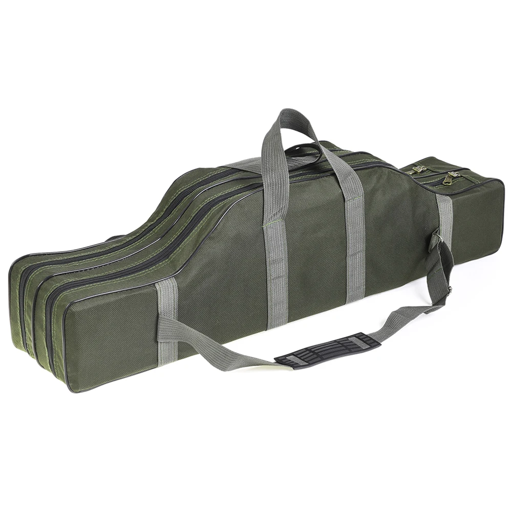 Angeln Tasche Tragbare Falten Angelrute Reel Tasche Angelrute Getriebe Tackle-Tool Tragen Fall Träger Reise Lagerung Tasche Organizer – Detail 5
