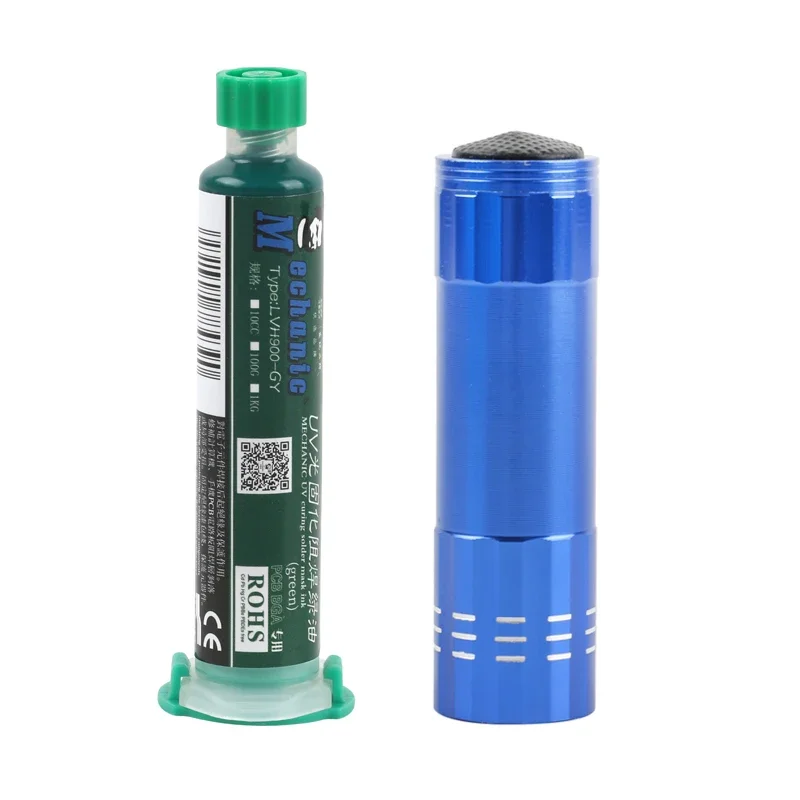 

MECHANIC High Quality UV Mask Curable Welding UV Solder Mask Tool UV Lamp Paint for PCB SMD Circuit Board Solder Welding Fluxes