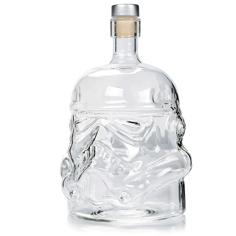 Wine Glass Set Storm Trooper Helmet Whiskey Decanter Whiskey Glass Cup Wine Glasses Accessories Creative Men Gift Bar Party