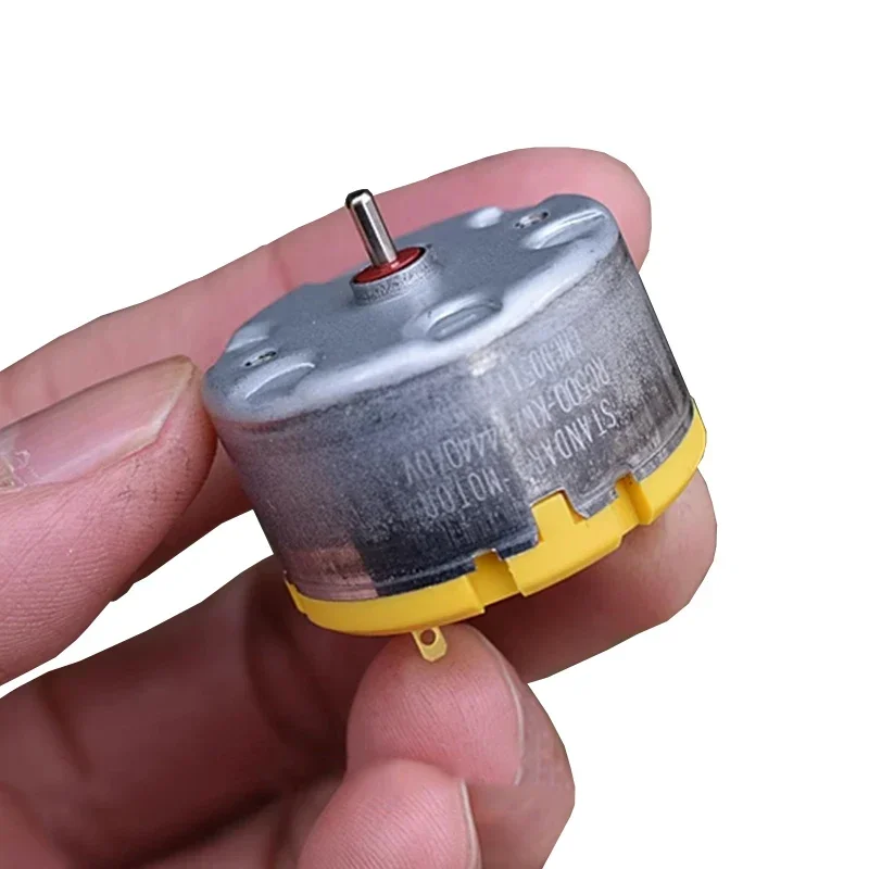 Motore Standard Rc500-Kw/14440 Dc 5V-12V 6400Rpm Mini 32Mm Di Diametro Motore Rotondo Fai Da Te Detergente Per La Casa Spazzatrice Robot Fragranza Mac