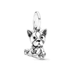 Labrador Bulldog Puppy Dog Kitty-Cat Dangle Charm Bead DIY Jewelry Fit Original European 925 Sterling Silver Bracelet Women Gift 2