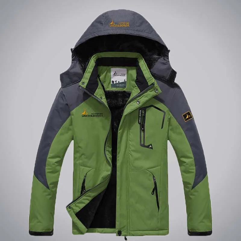 

Winter Parka Men Windbreak Plus Velvet Thick Warm Windproof Fur Coats Male Military Hooded Anorak Jackets Men's Winter Jackets