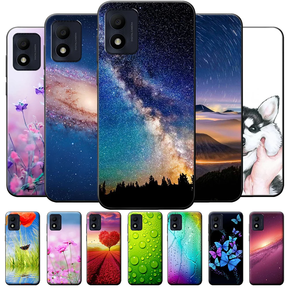 Per Alcatel 1B 2022 Custodia Alcatel 1B 5031D 5031G Fashion Cute Black Phone Case Per Alcatel 1B 2022 Cover Posteriore In Silicone 1 B 2022