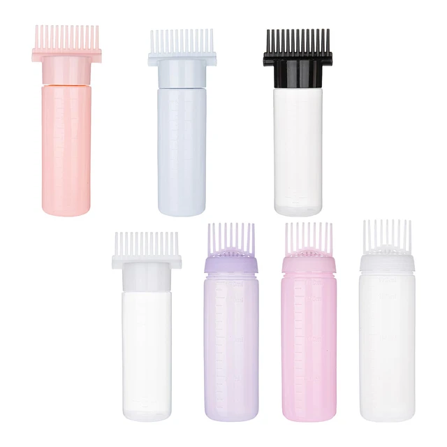 Root Comb Applicator Bottle Perming Tools Hair Oil Applicator Squeeze  Bottle Hair Dye Bottle Brush for Salon Barbershop Home DIY - AliExpress