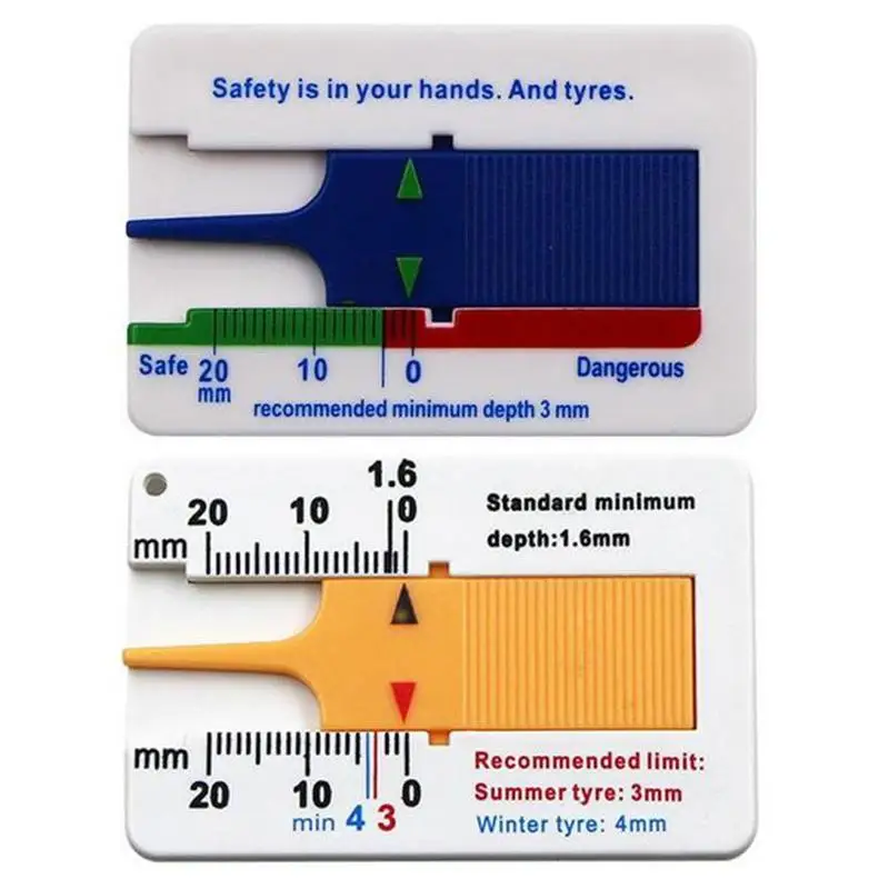 

0 To 20mm Depth Gauge Caliper Automotive Tire Thickness Measuring Repair Tool Tire Tread Depth Gauge Tire Caliper Measuring Tool
