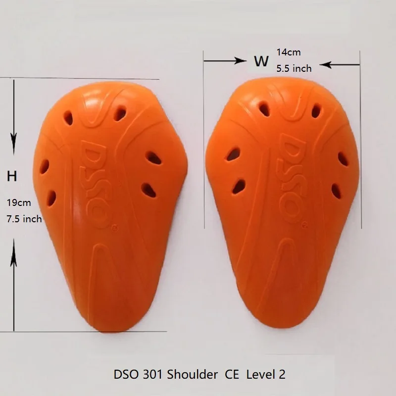 CE Level 2 Shoulder Protector DSO Motorcycle Slow Rebound Protective Armor Motocross Racing Jacket Insert Protection