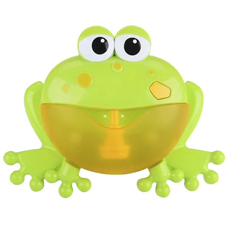 Baby Bath Toys Bubble Machine Duck Crabs Frog Music Kids Bath Toy Bathtub Automatic Bubble Maker Baby Bathroom Toy for Children 6