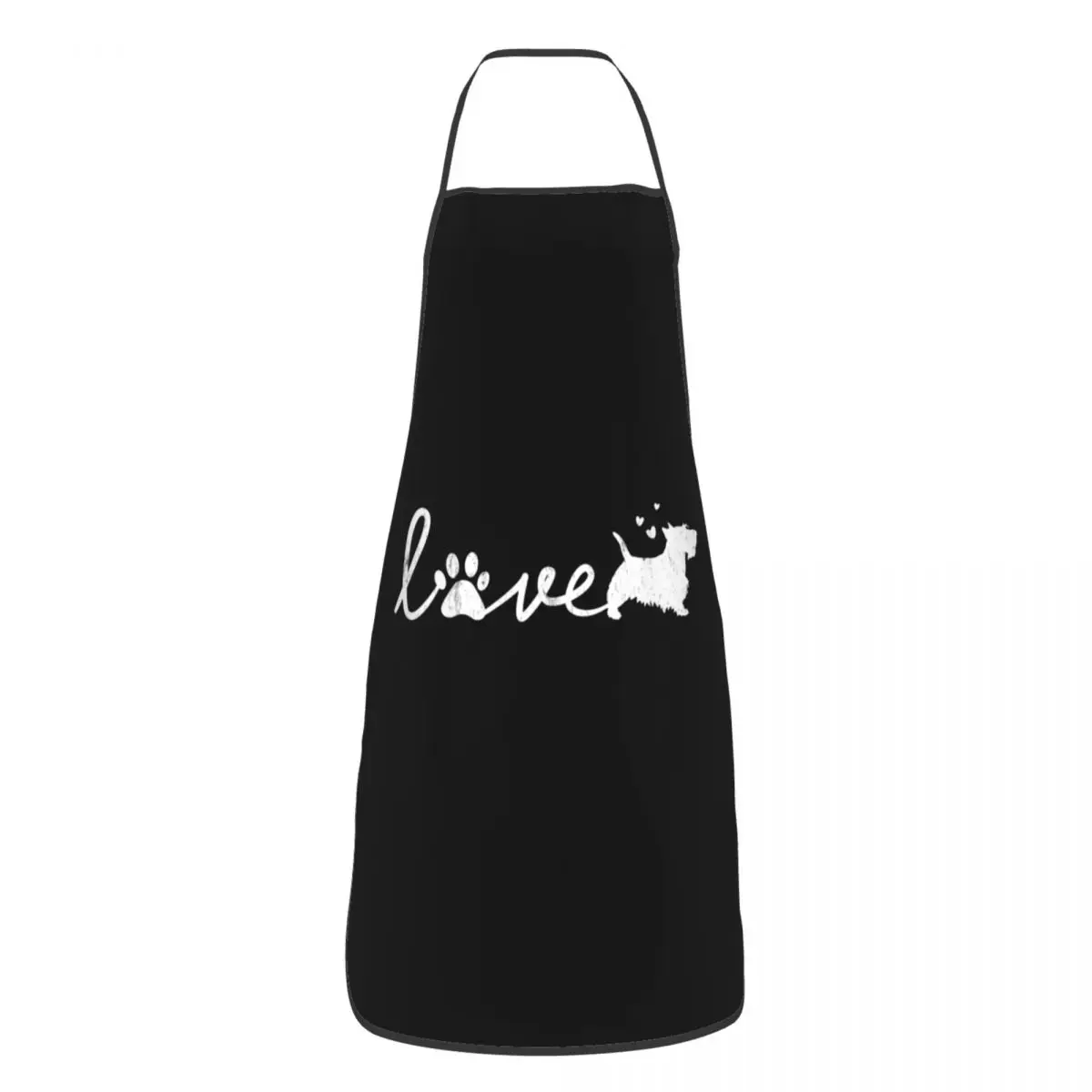 

Scottish Terrier Love Dog Pet Lover Gift Apron Women Men Unisex Bib Scottie Kitchen Cooking Tablier Cuisine Chef Gardening