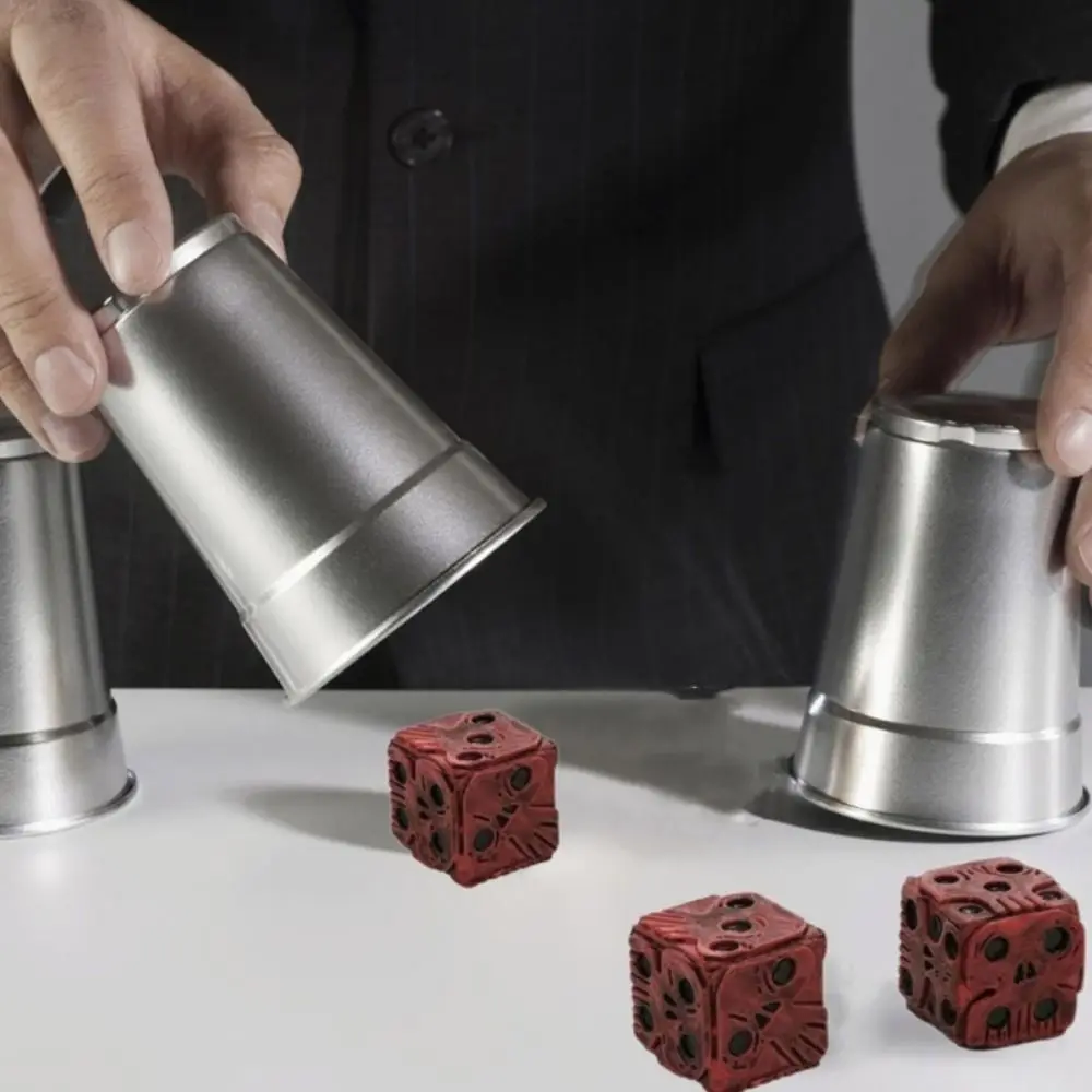 

3 шт., волшебные кубики черепа, прочные игрушки для Хэллоуина, искусственные кубики для настольных игр на открытом воздухе, кубики из смолы, кубики для клуба, паба