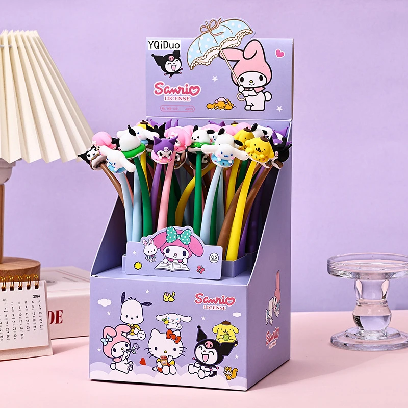 

Creative Soft Rubber Gel Pens Creative Decompression Student Stationery Writing Smooth Pen Cute Cartoon High Quality Pen Gifts