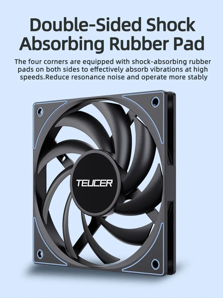 UT-12015 Slim PC Fan 120mm FDB Bearing Case Fan with PWM Sharing Technology (PST
