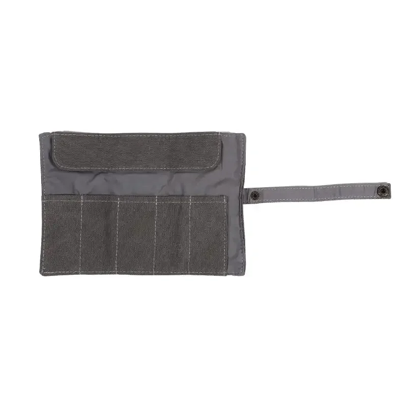 Premium Canvas Watch Band Roll Organizer with 5 Individual Slots, Portable Travel Stora... - SKU WBRO1546 - UGI Packaging