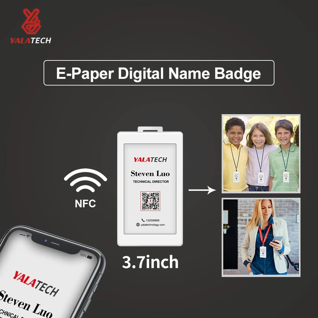 Working id No Battery Student Employee Working Identity Card Smart Access  Control Cards NFC Labels Hospital