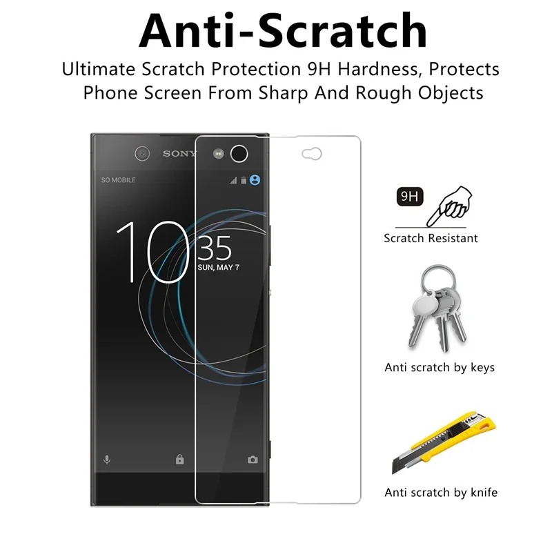 9H Tempered Glass for Sony Xperia X Performance XA Compact Phone Screen Protector for Sony Ultra XA1 Plus Protective Glass