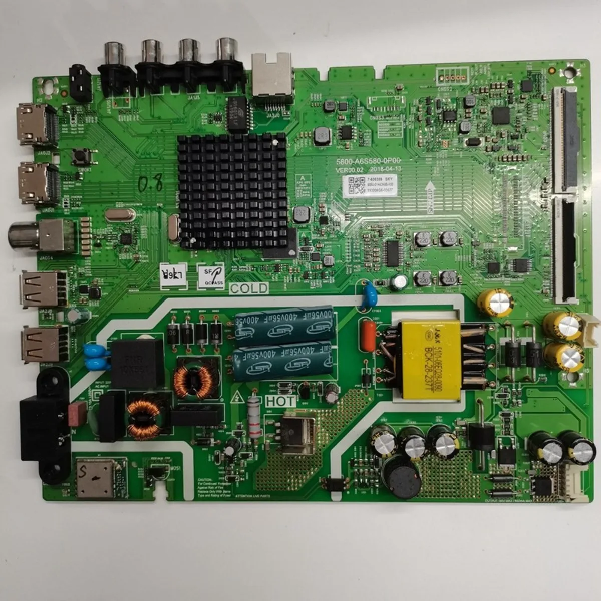 

Для Skyworth/Kukai 40H5 40K5C 40K6S 43K 6S материнская плата LCD TV 5800-A6S580-0P00