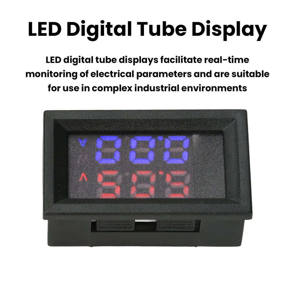 CM430 DC 4-30V 10A 전압계 전류계 0.28인치 LED 디지털 전압 전류 테스터 파워 미터 블루 + 레드 듀얼 디스플레이 전압 게이지