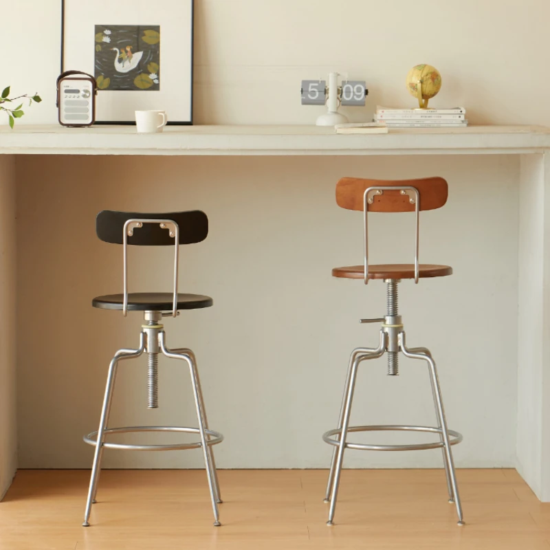 

Reception Kitchen Bar Stool High Chair Hotel Office Desk Bar Chairs Design Modern Workshop Sandalye Silla Cafe Furniture WN50BC