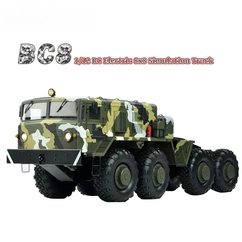 CROSSRC BC8 1/12 8x8 2.4Ghz Car Kit MAZ537 Hard Shell Military