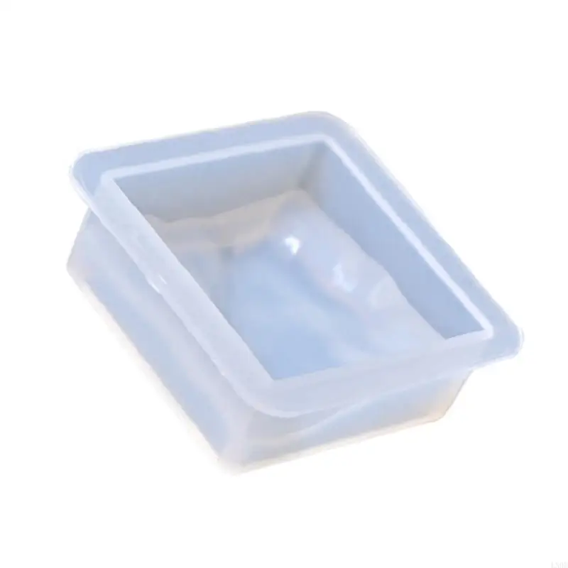 LX9D Flexible Silicone Castes Keychain Mould for Epoxy Resin Great for Art Projects and Special Occasion Keepsakes Use