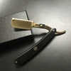 1Pcs Professional Barber Wooden Shaving Razors Manual Salon Haircut Removal Tools Men Beard Shaving Knife Holder Wholesale 1